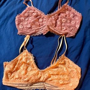 2 Victoria Secret Bralettes *PERFECT*